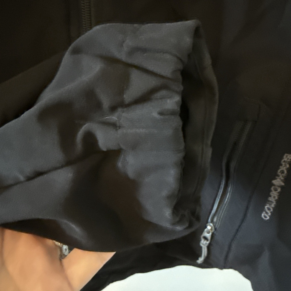 Black Mountain Men’s Ski Jacket Full Zip Soft shell Size Medium 3 Pockets 189620 - Picture 6 of 9